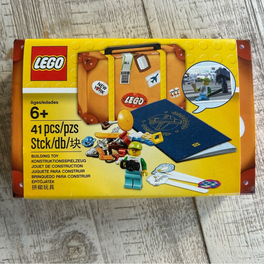LEGO travel building suitcase